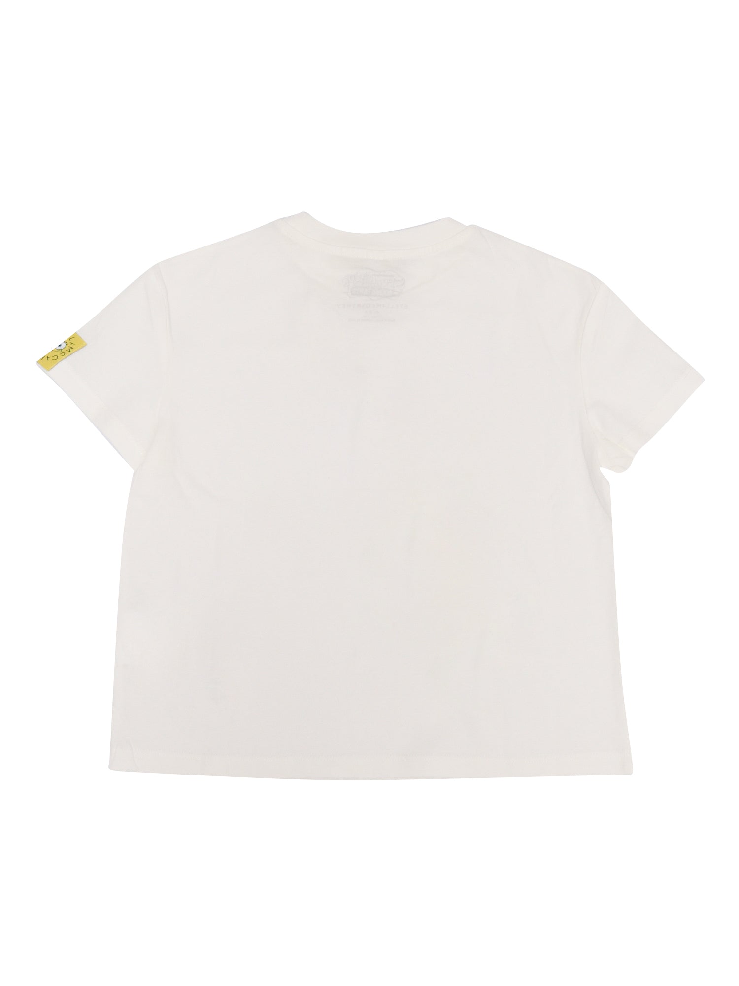T-SHIRT-TOP White Cotton Short Sleeves T-shirt