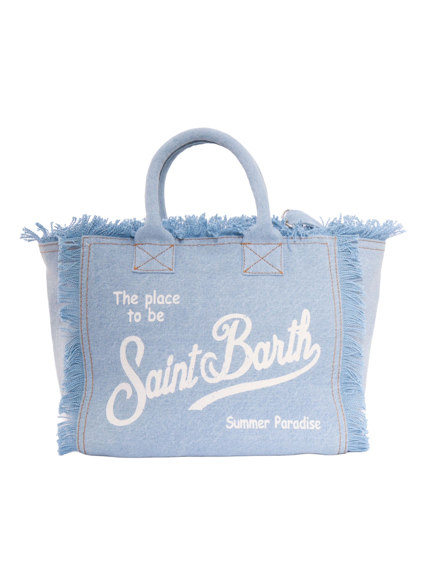 Colette-Denim Light Blue Cotton Handbag