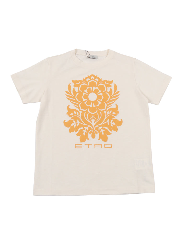 T-SHIRT White Cotton Short Sleeves