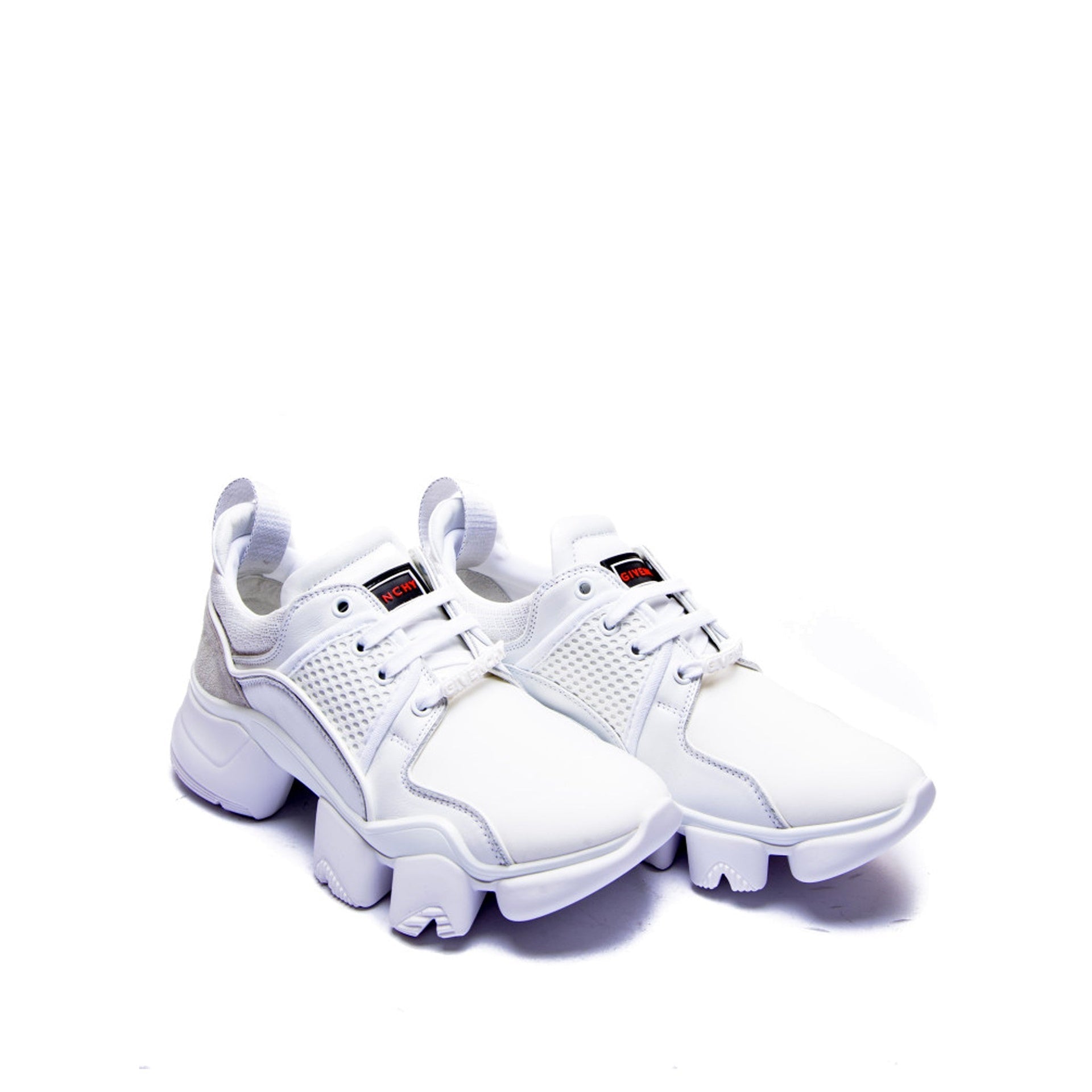 Jaw Leather Sneakers White Calf