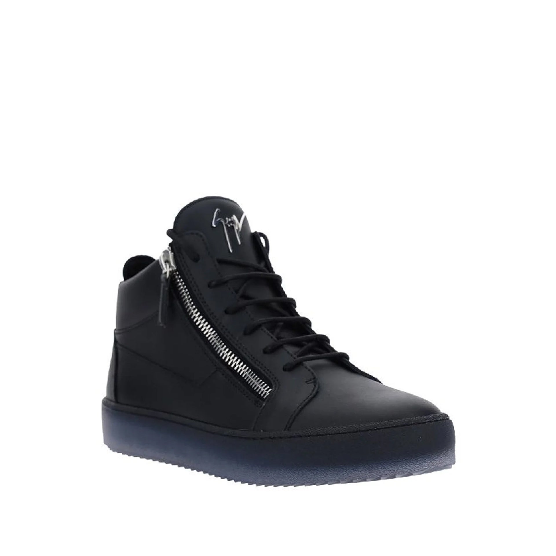 May London Sneakers Black Calf Leather