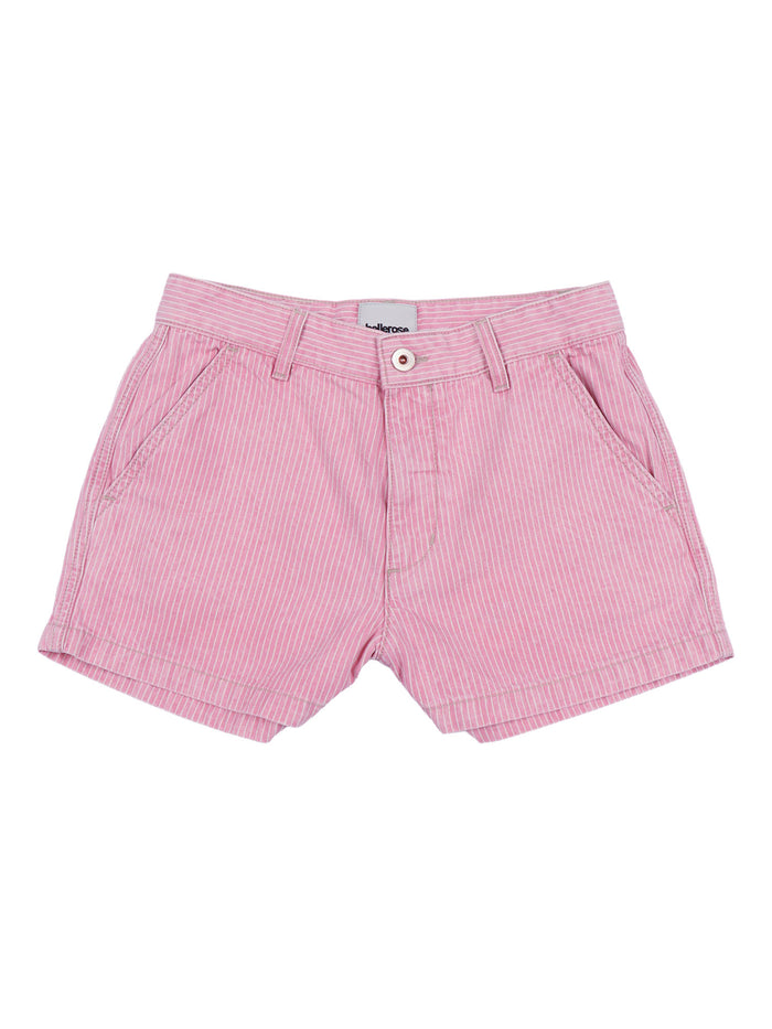 KRISTEN61 S1129 SHORTS Pink Cotton Pocket Lining Bermuda