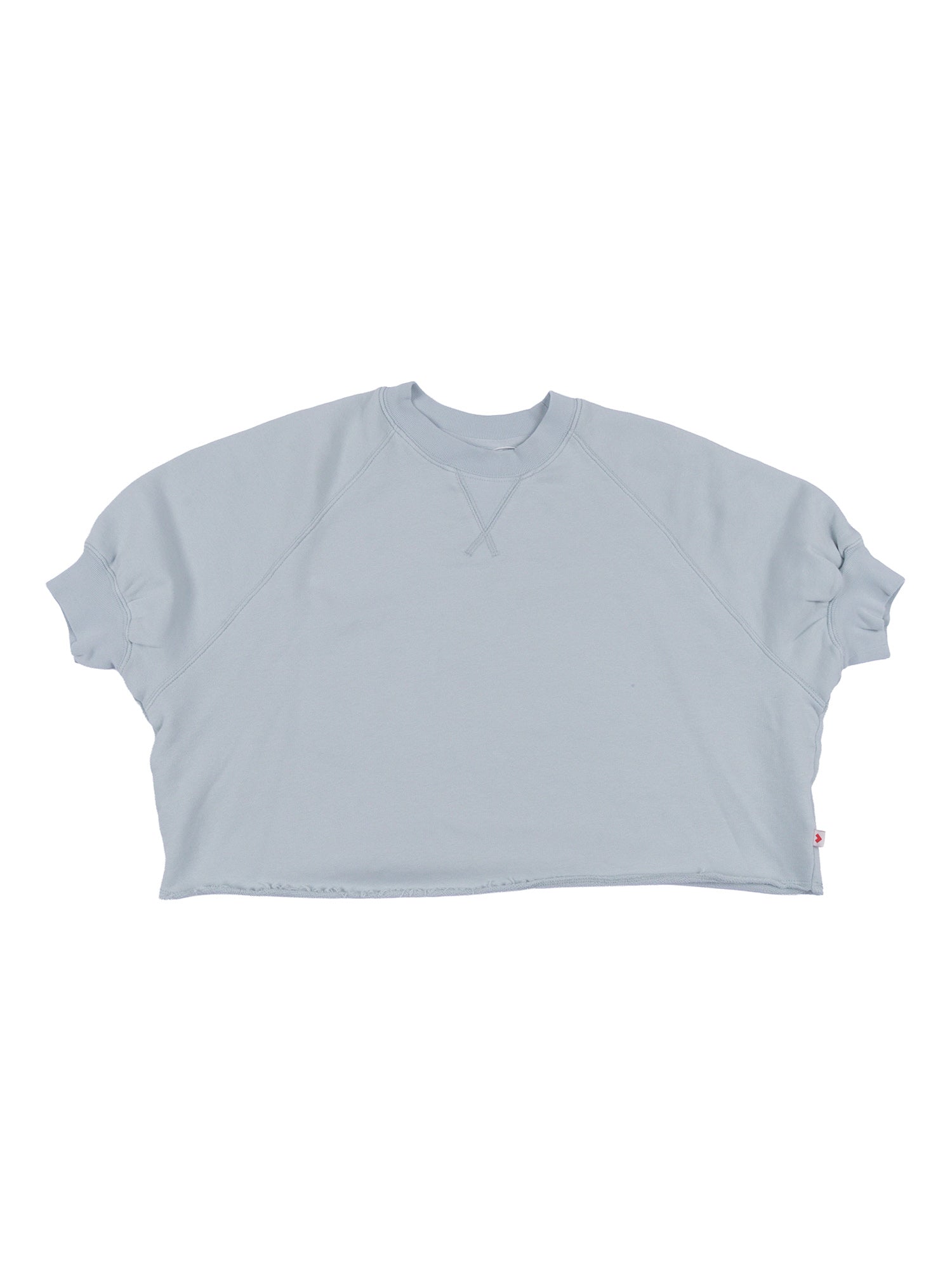 FABINI T1761 SWEATSHIRTS Light Blue Cotton Elastane Sweatshirt