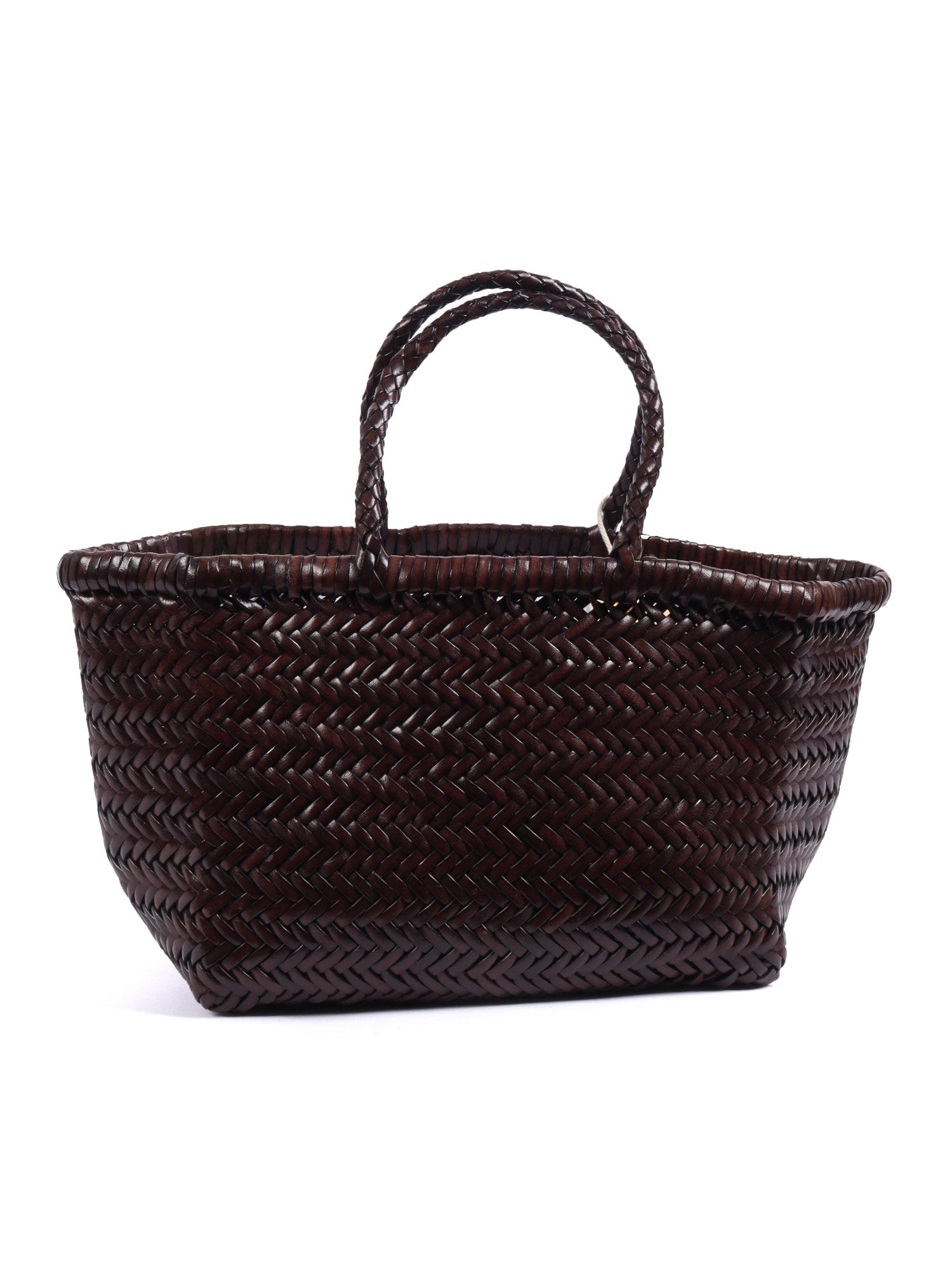 BAMBOO TRIPLE JUMP SMALL Brown Calf Leather Handbag