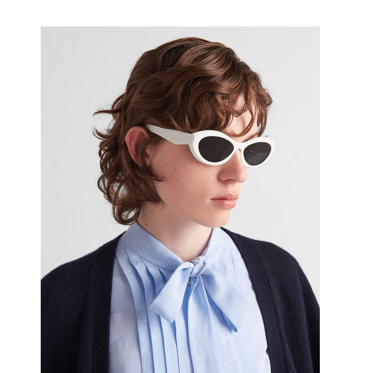 PR26ZS 17K08Z Bianco Acetate Occhiali Sole