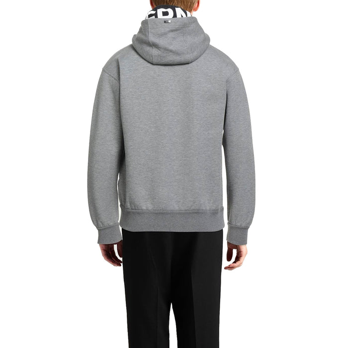 Herno Hooded Sweatshirt Gray Cotton Polyester
