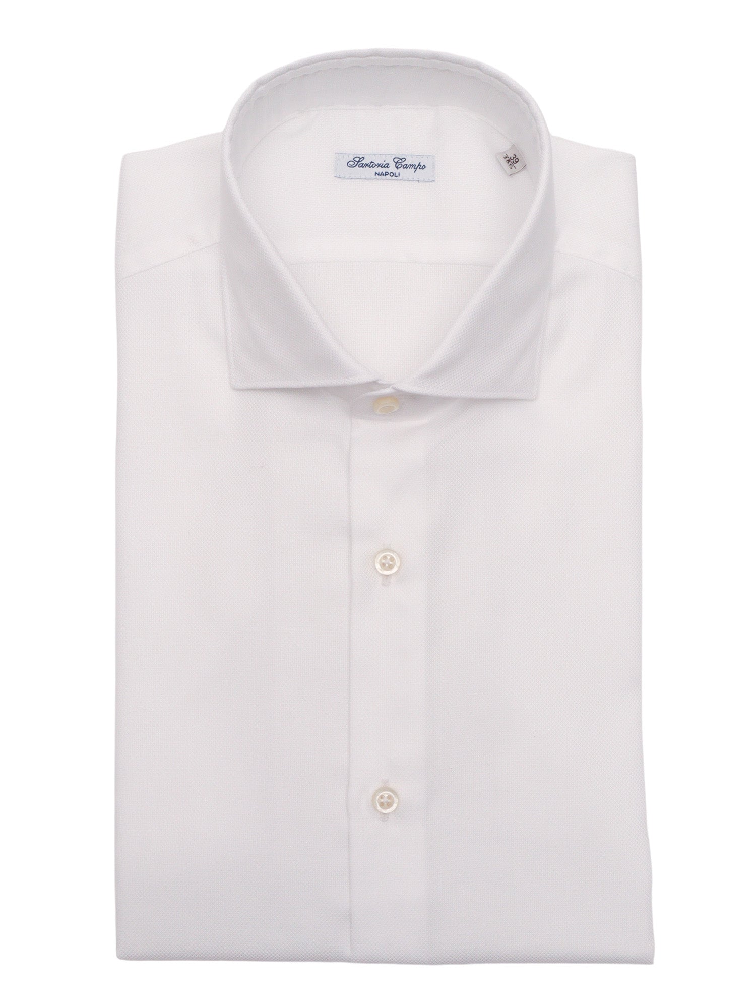 Mens Shirt White Cotton