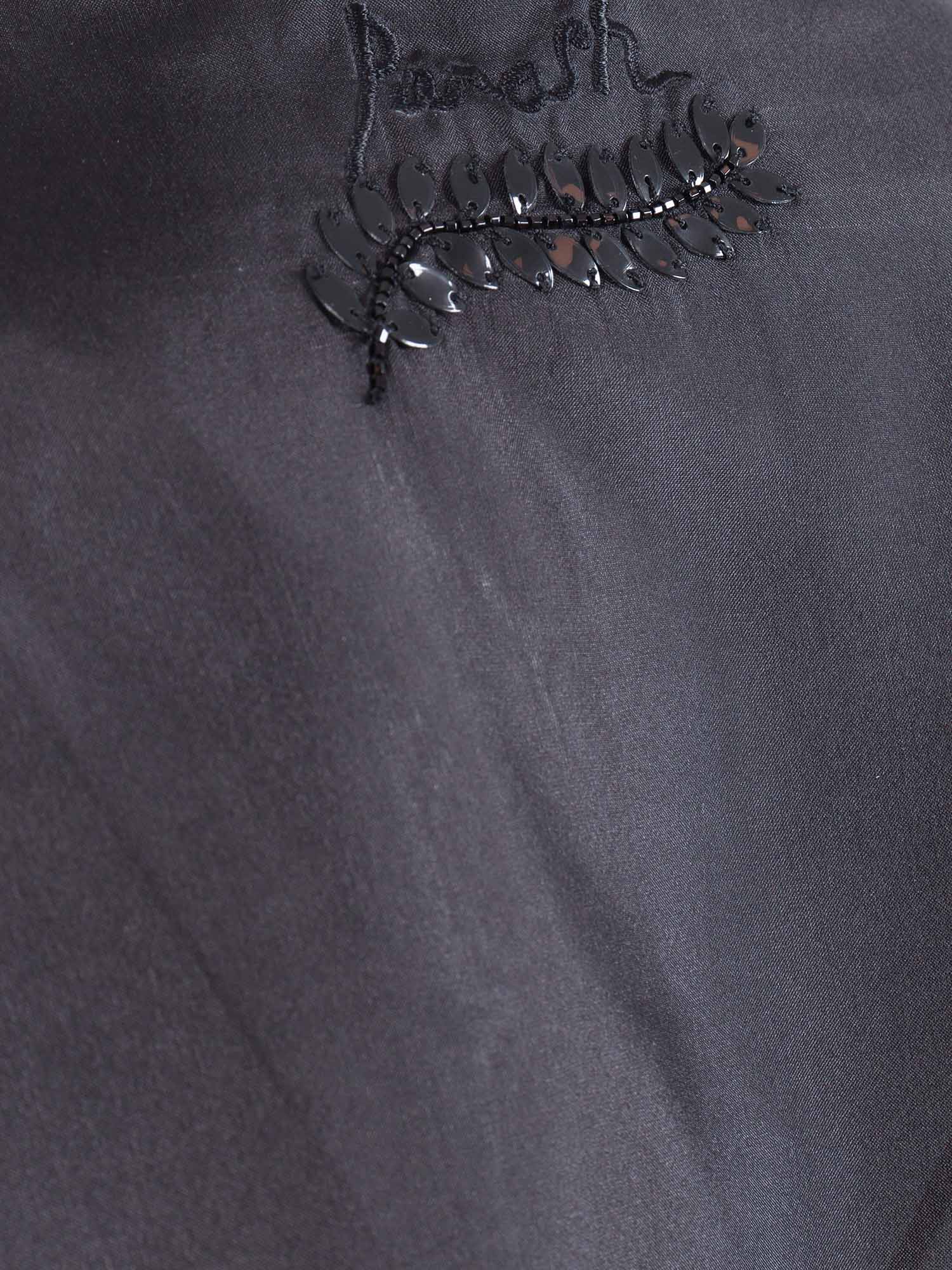BLOUSE Black Silk