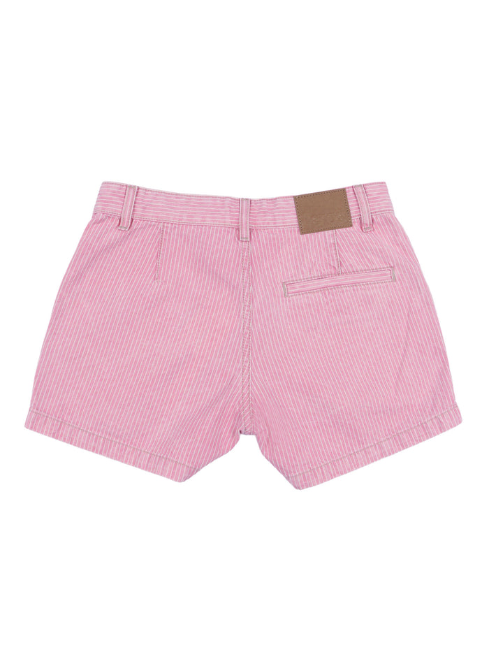 KRISTEN61 S1129 SHORTS Pink Cotton Pocket Lining Bermuda
