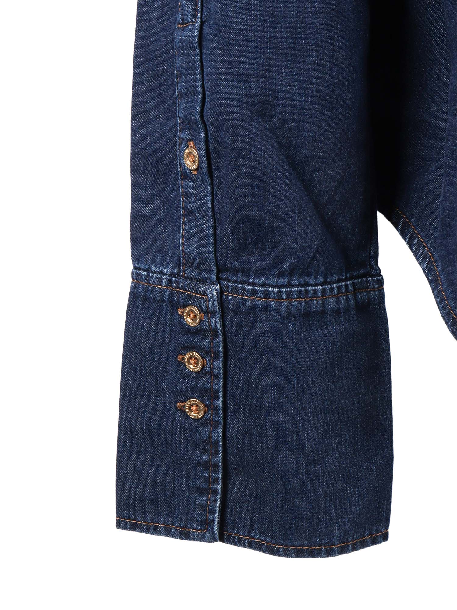 SHAPED SHIRT Indigo Soul Blue Cotton