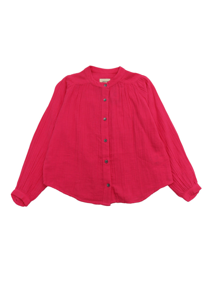 Hopsa P1730 Blouses Fuchsia Cotton Blouse