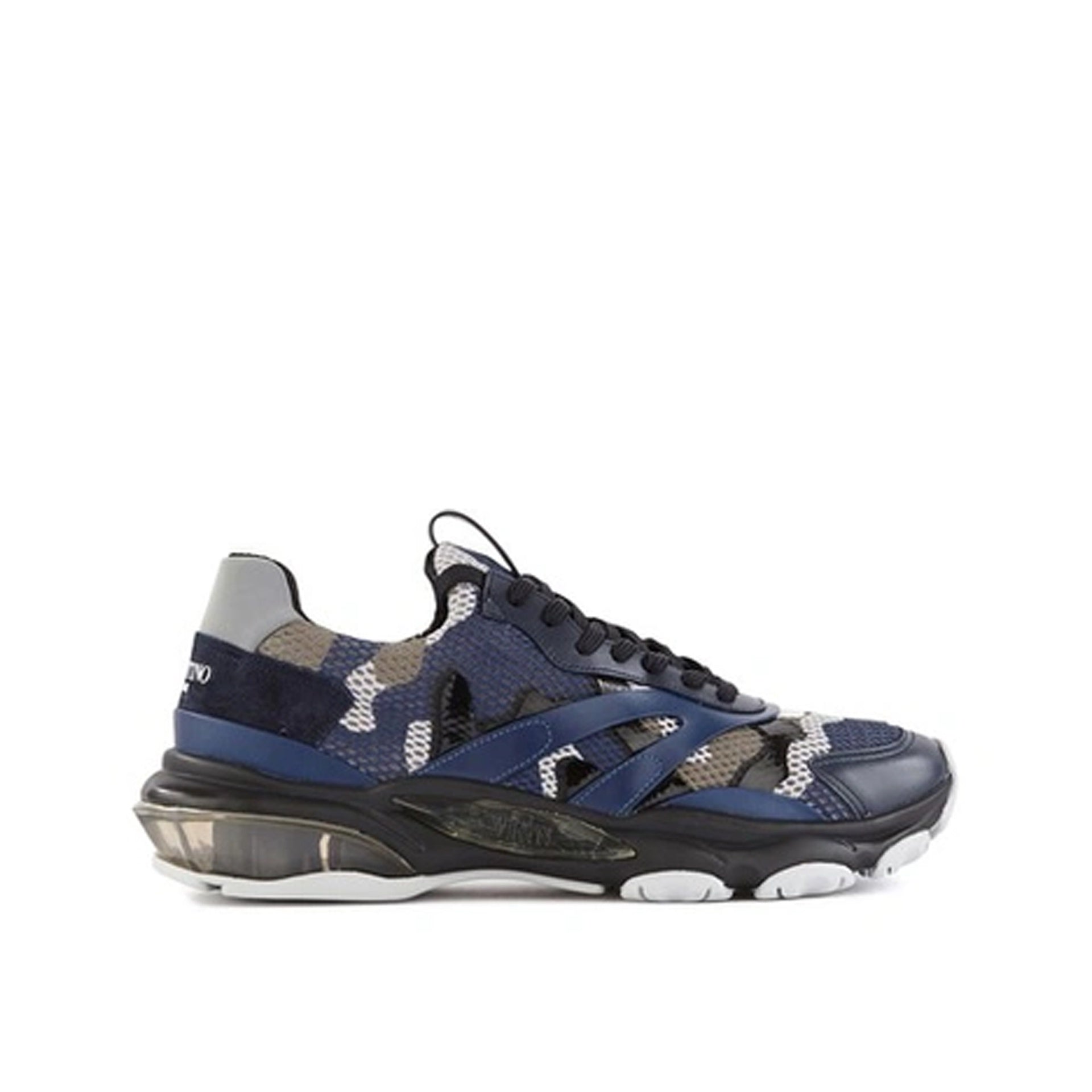 Garavani Bounce Sneakers Blue Fabric