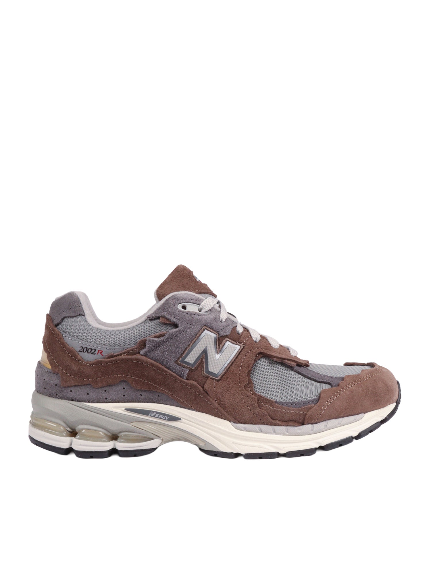 New Balance 2002r Sneaker Brown Suede Fabric 2 Mesh