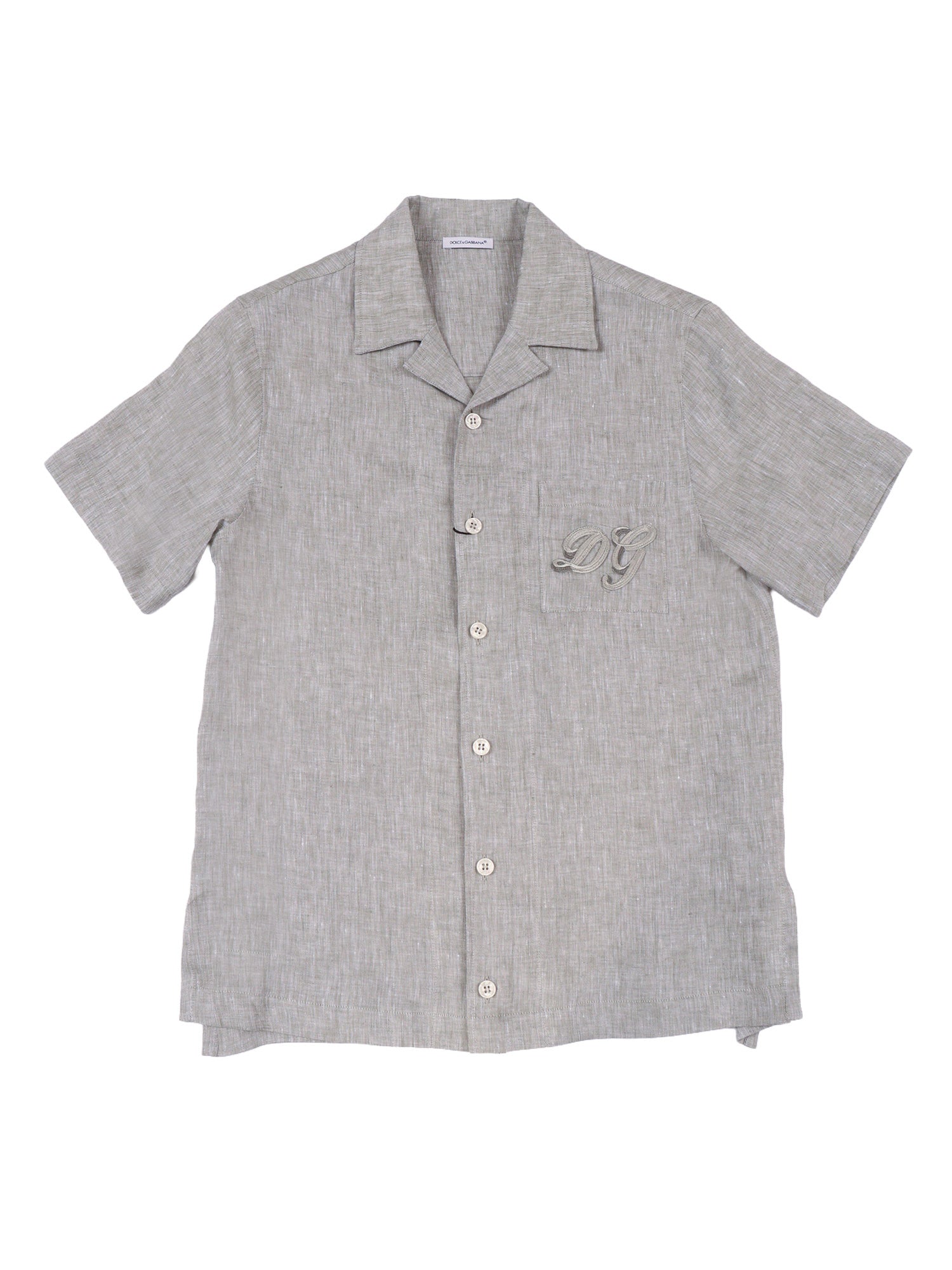 S-S Shirt Grey Linen