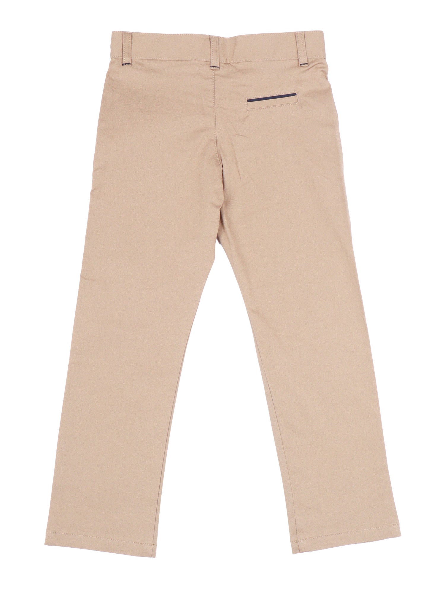 Pantalone Elegante Beige Cotton Elastane Pant
