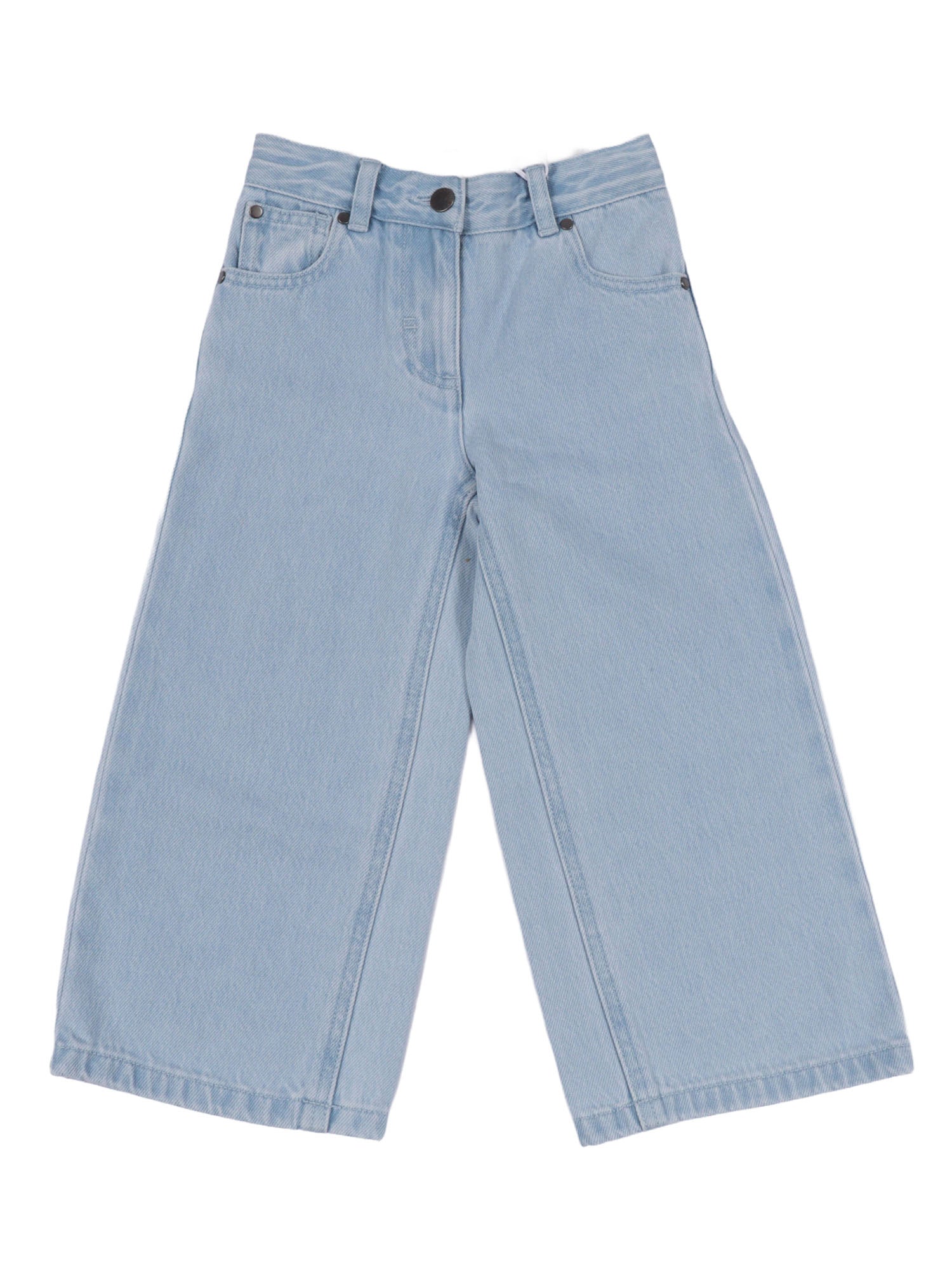 TROUSERS Blue Cotton Pant