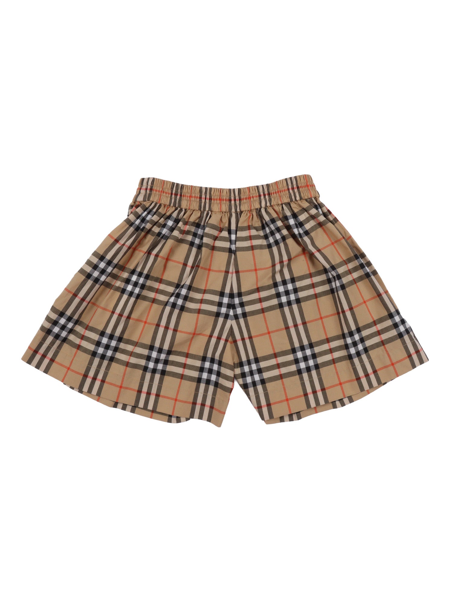 KID GIRL SHORTS Beige Cotton
