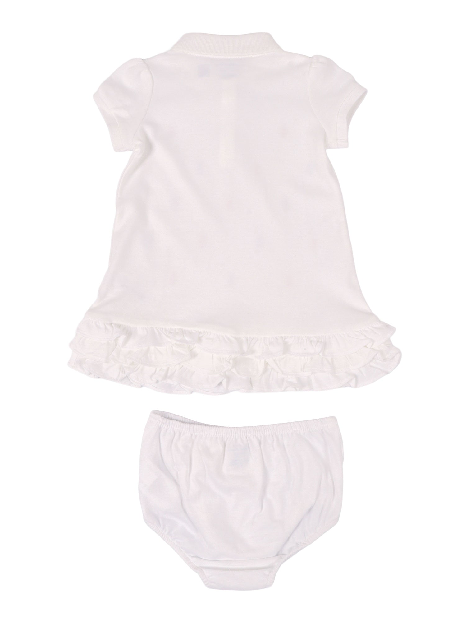 SCHIFFLI-DRESSES-KNIT White Cotton Dress