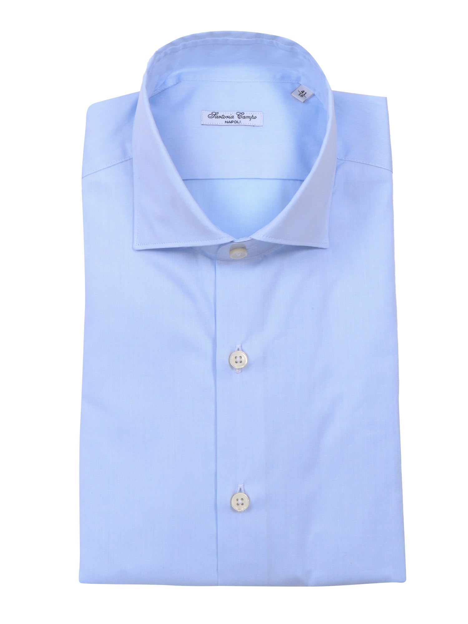 Classic shirt Light Blue Cotone