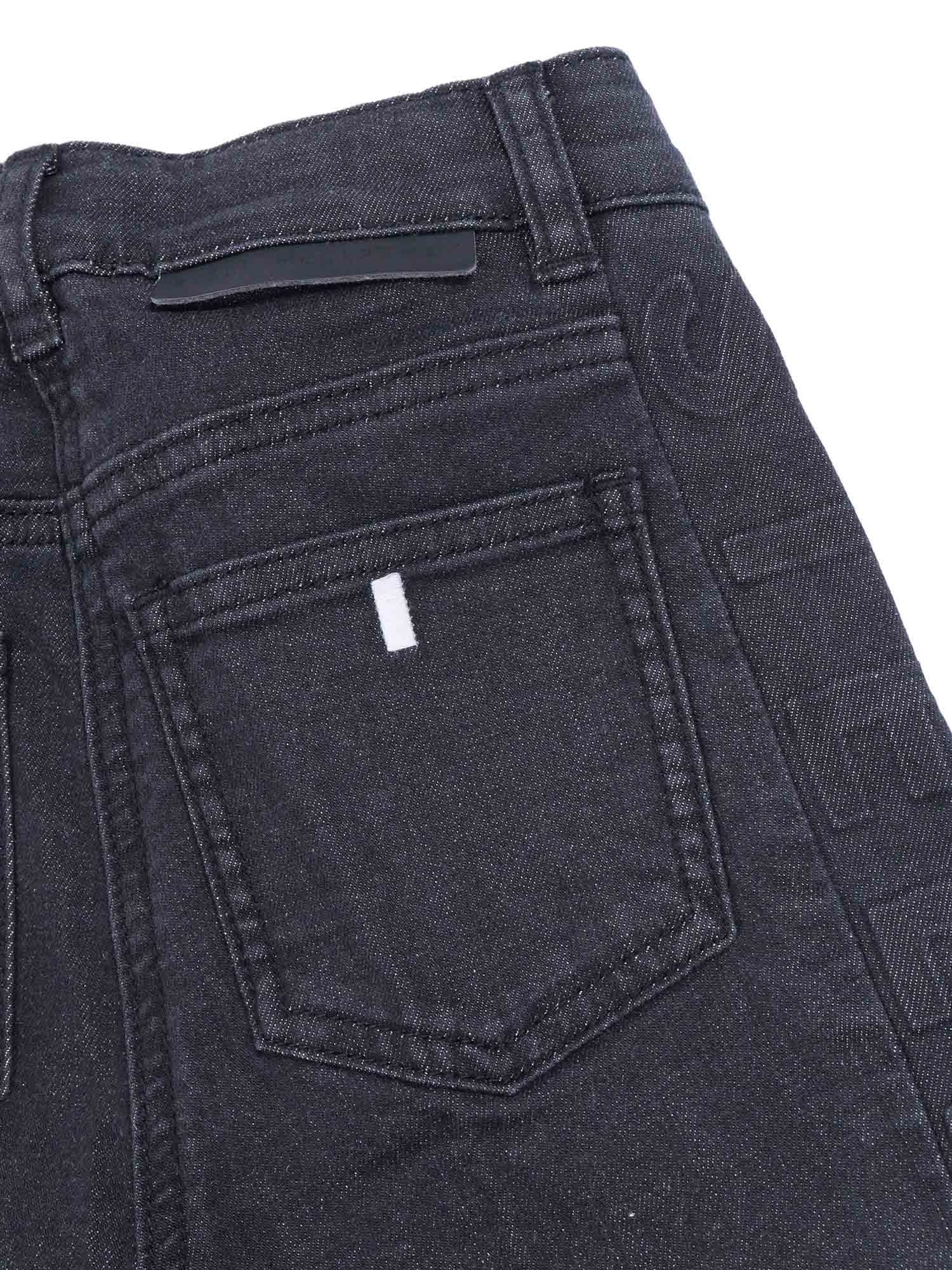 Trousers Black Cotton Elastane