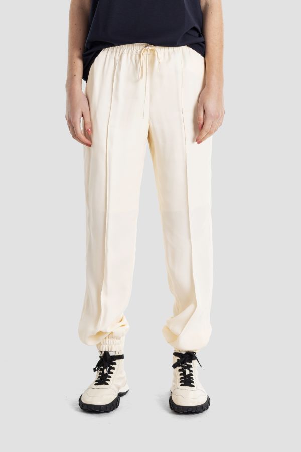 Jil Sander Viscose joggers in beige