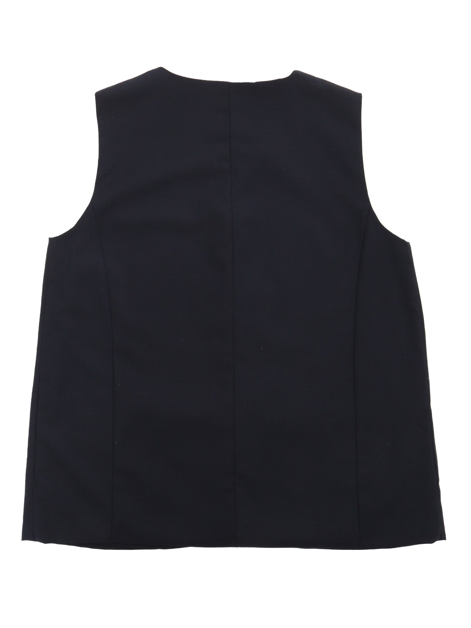 Blue vest Polyester Viscose Elastane