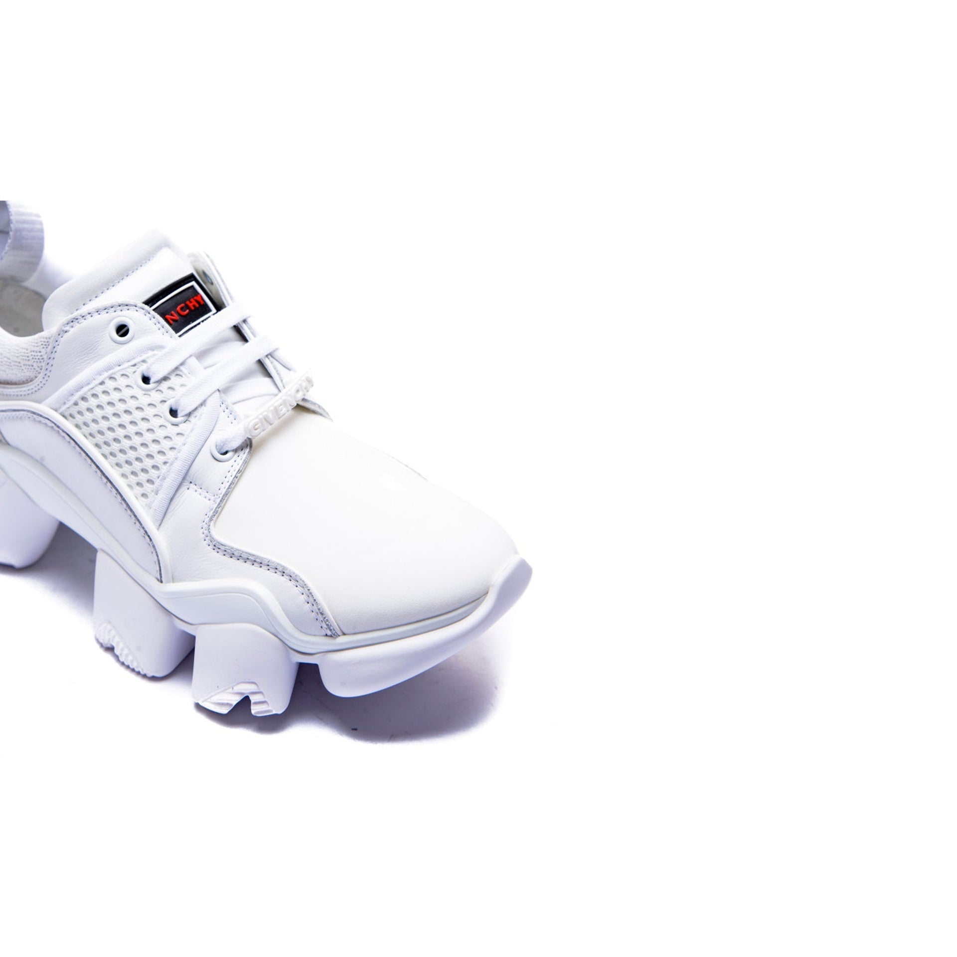Jaw Leather Sneakers White Calf
