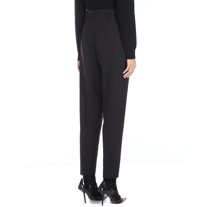 Studio Prosit Classic Pants Black Elastane Virgin Wool