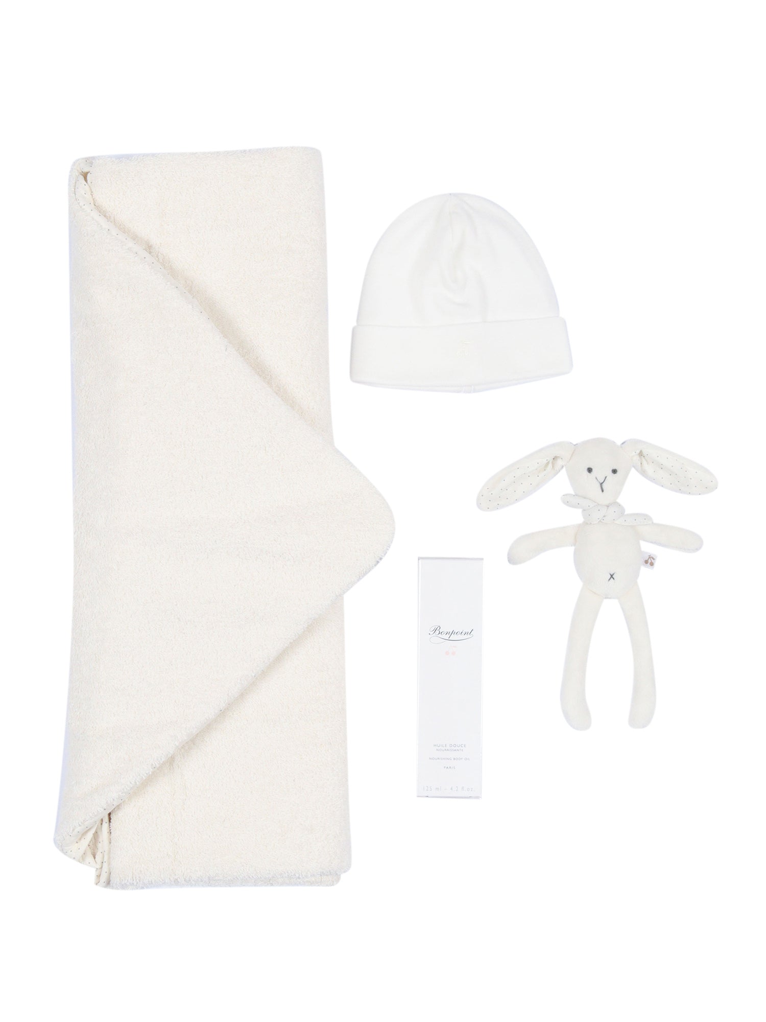 Usa Bath Set White Cotton Box Regalo