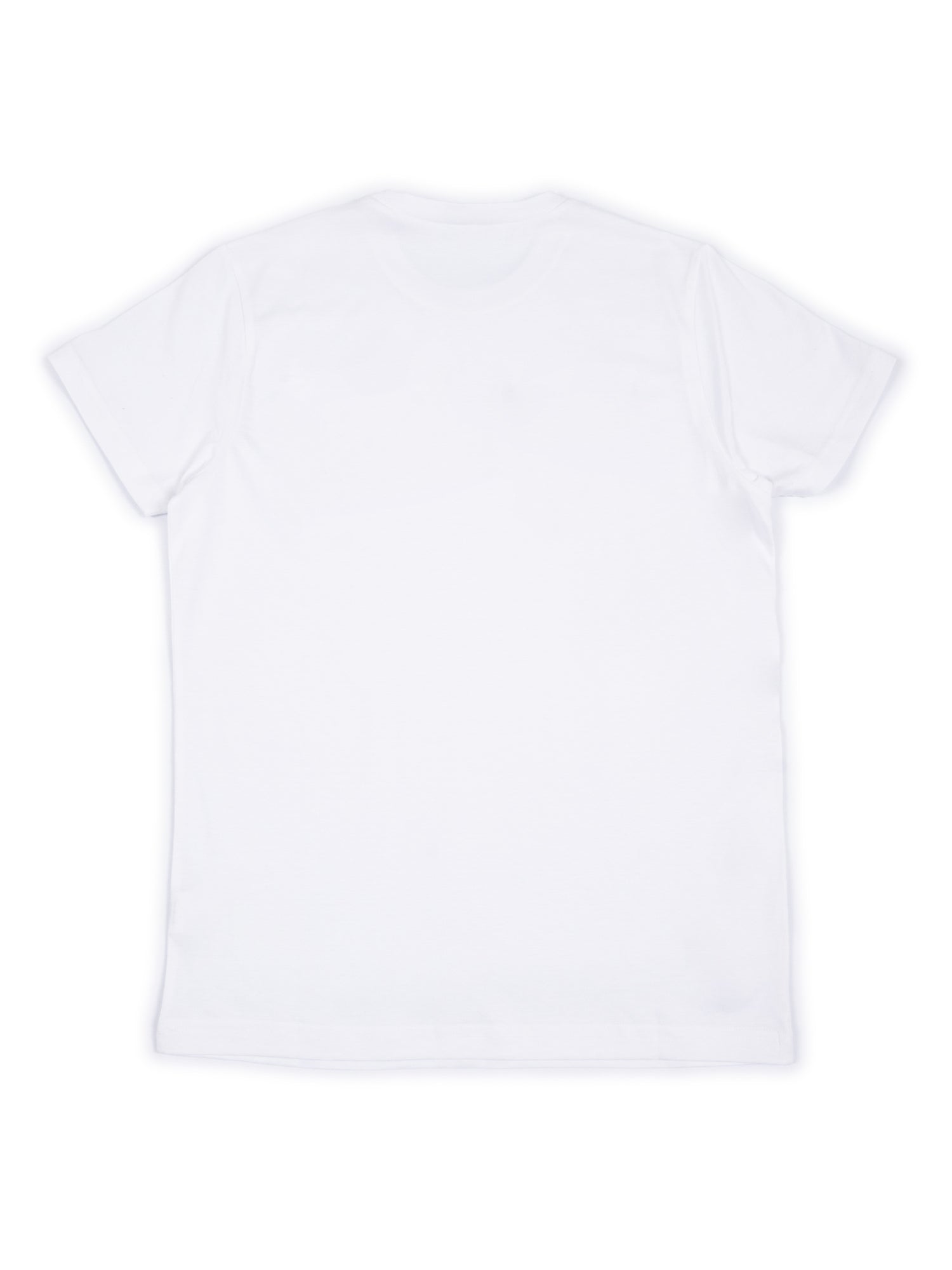 T-shirts White Cotton Short Sleeves T-shirt