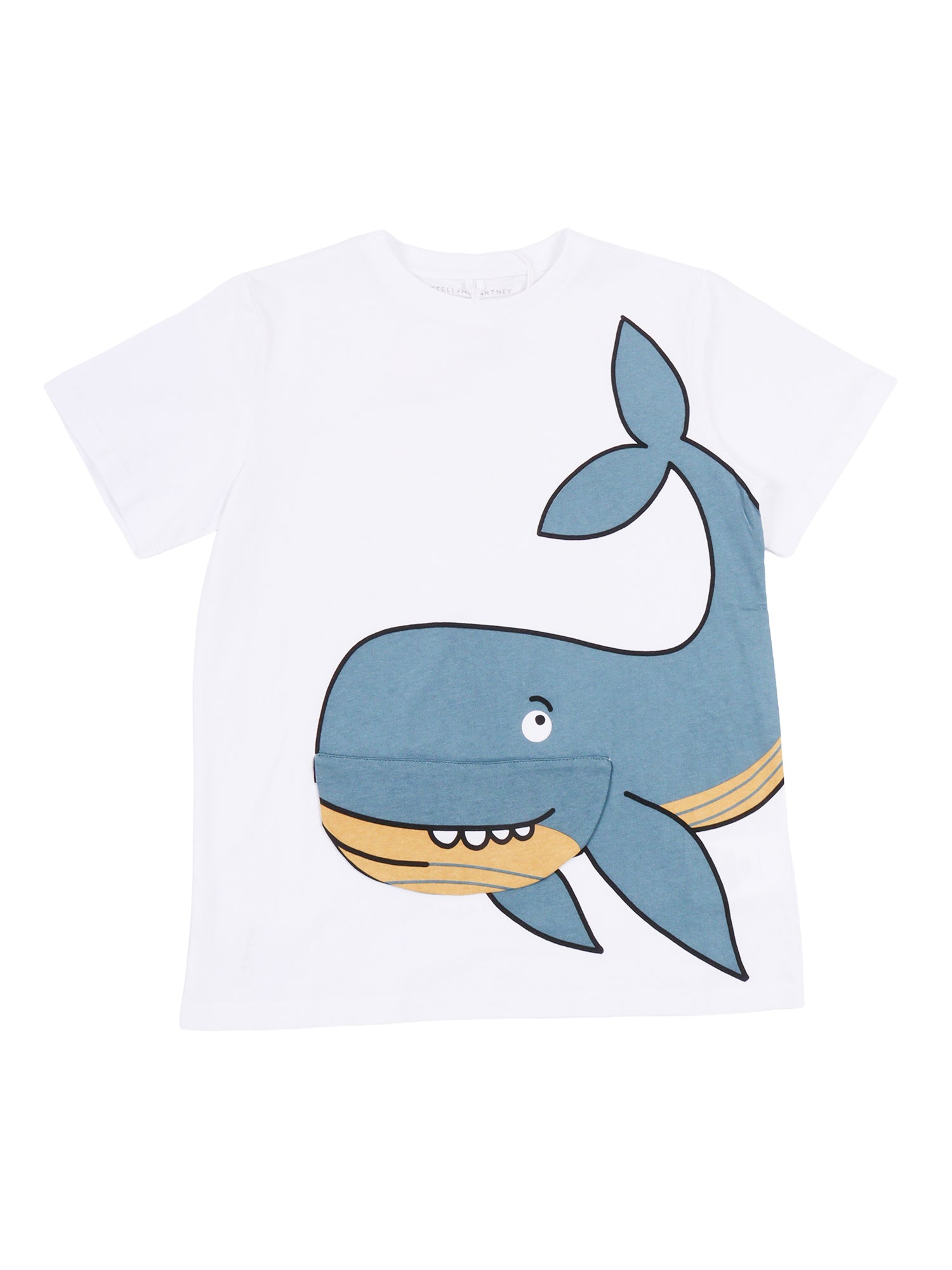 T-SHIRT-TOP White Cotton Short Sleeves T-shirt