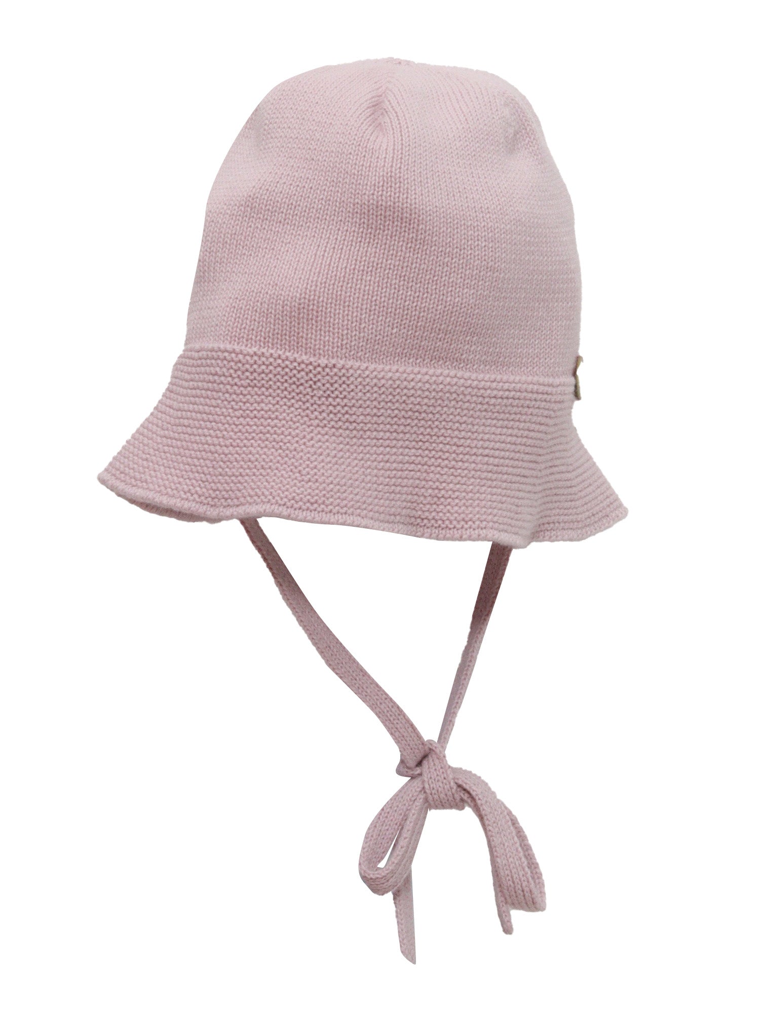 Pink baby hat White Cotton