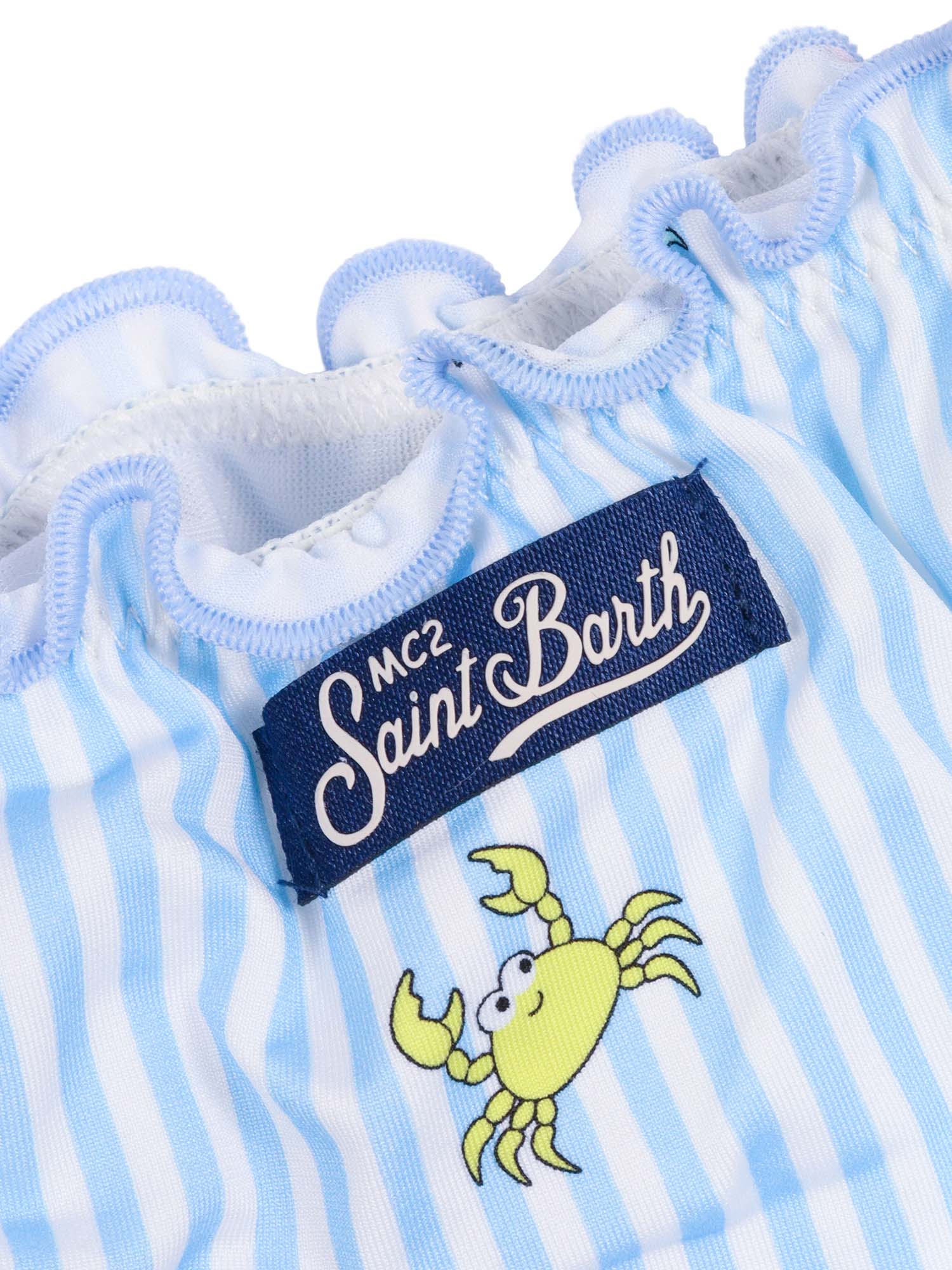 Cric-Pinchy Multi Stripes 30 Light Blue Polyamide Elastane Costume