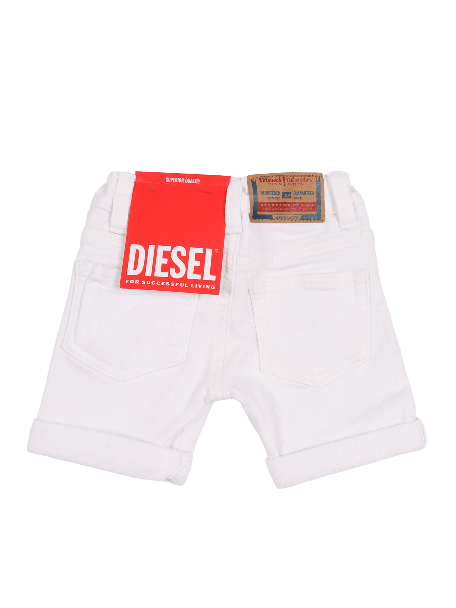 Short pants White Cotton Elastane Bermuda