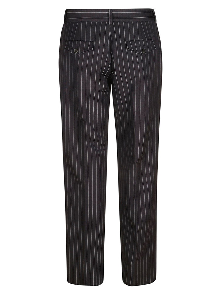 OMCO033S24FAB0024747 Nero Wool Polyester made In Italy Pantalone