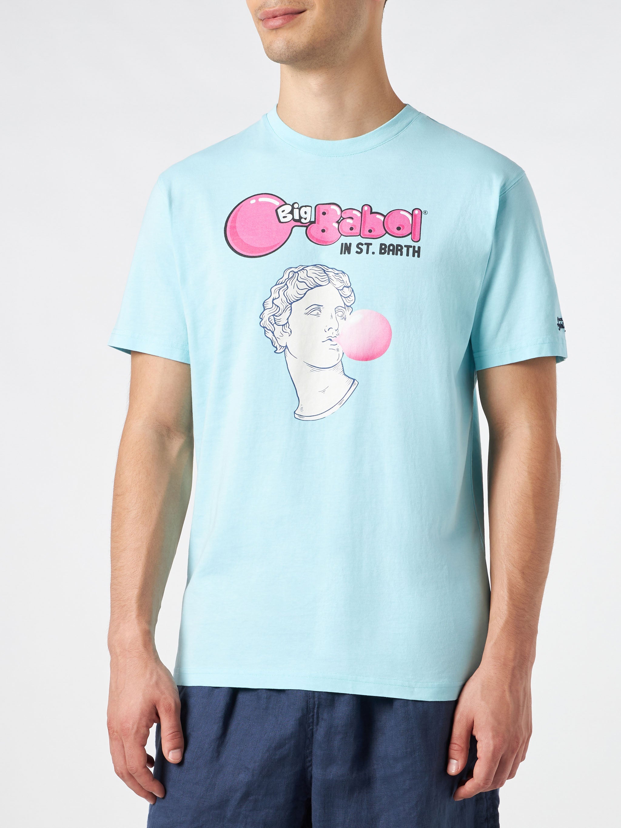 Man Cotton T-Shirt With Statue Big Babol Print | Babol® Special Edition __single__