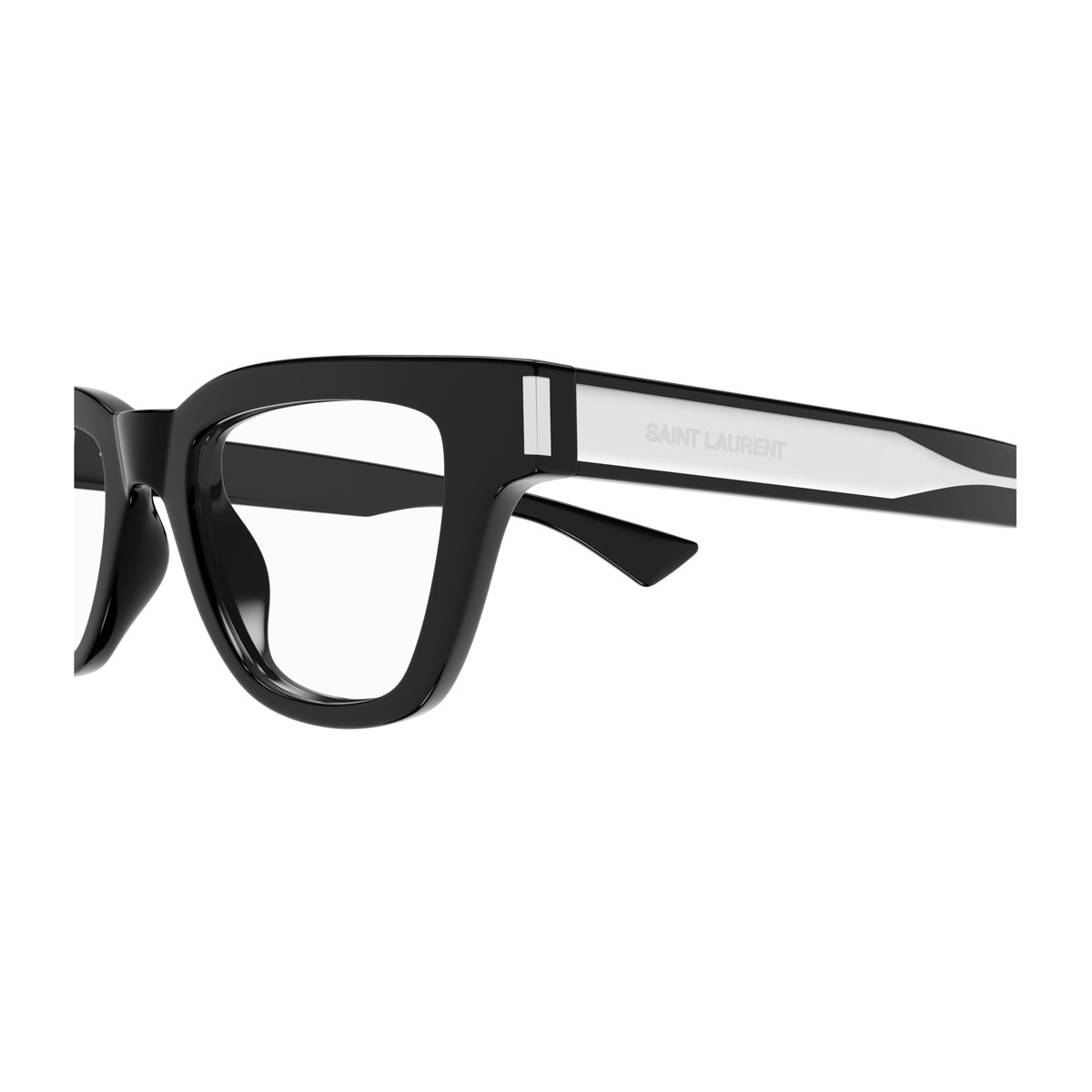 Saint Laurent SL 789 Jacques OPT Linea Corner Angle 001 Black Crystal Nero Acetate Occhiali Da Vista