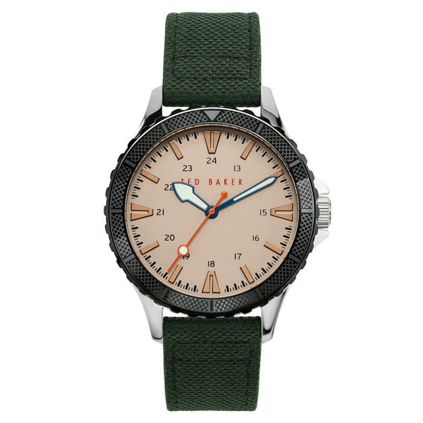 Ted Baker Stainless steel case watch in brown