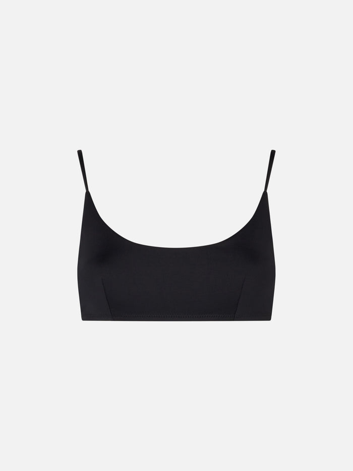 Judy Black Bralette Bikini Top