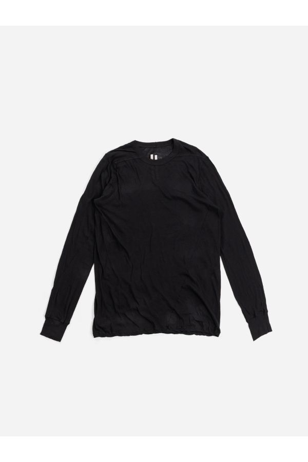 Rick Owens Lightweight fluid fabric t-shirt in black