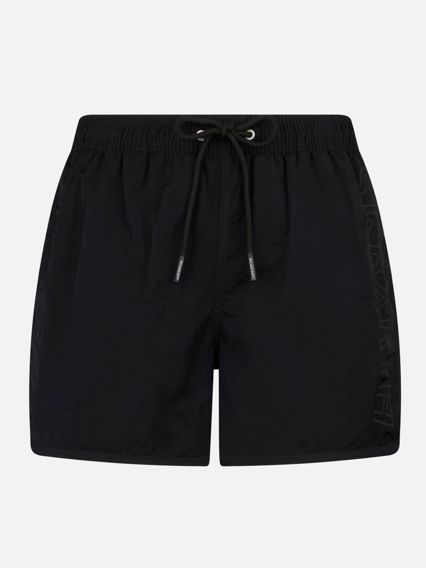 Man Swimshorts With Side Logo And Contrast Black Swimshort