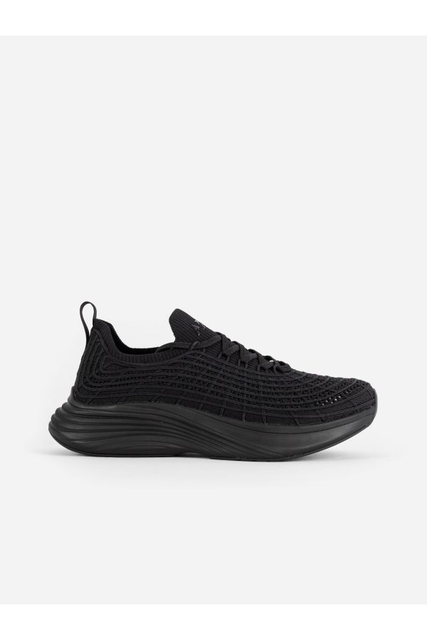Apl Knit upper sneaker in black