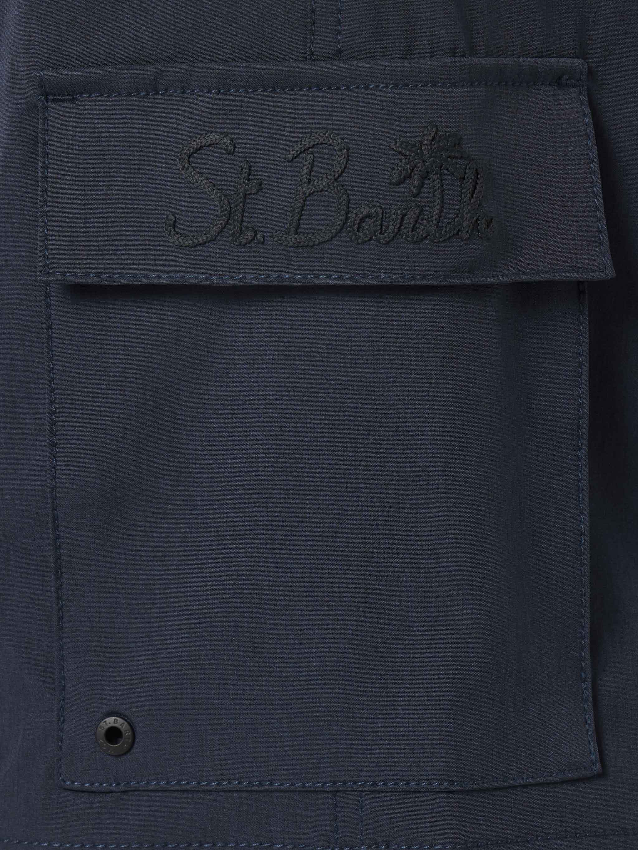 Navy Blue Stretch Swim Shorts Comfort Swimshort