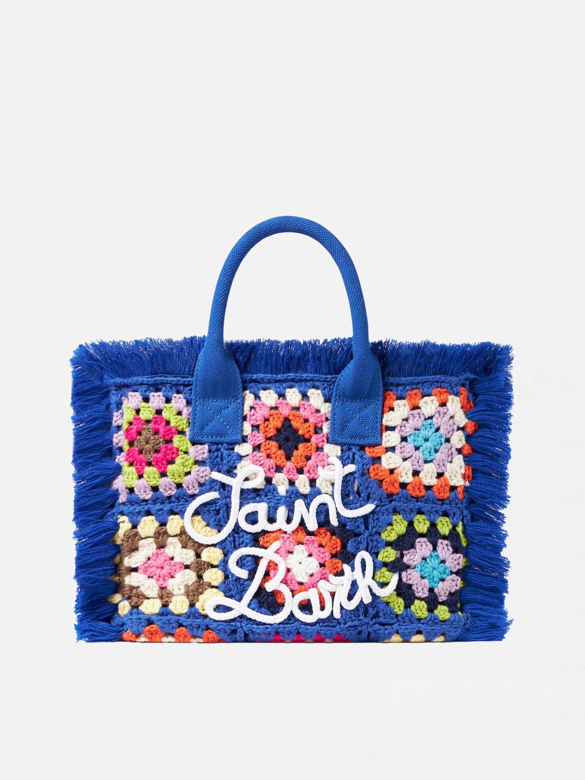 Colette Blue Crochet Handbag Bag