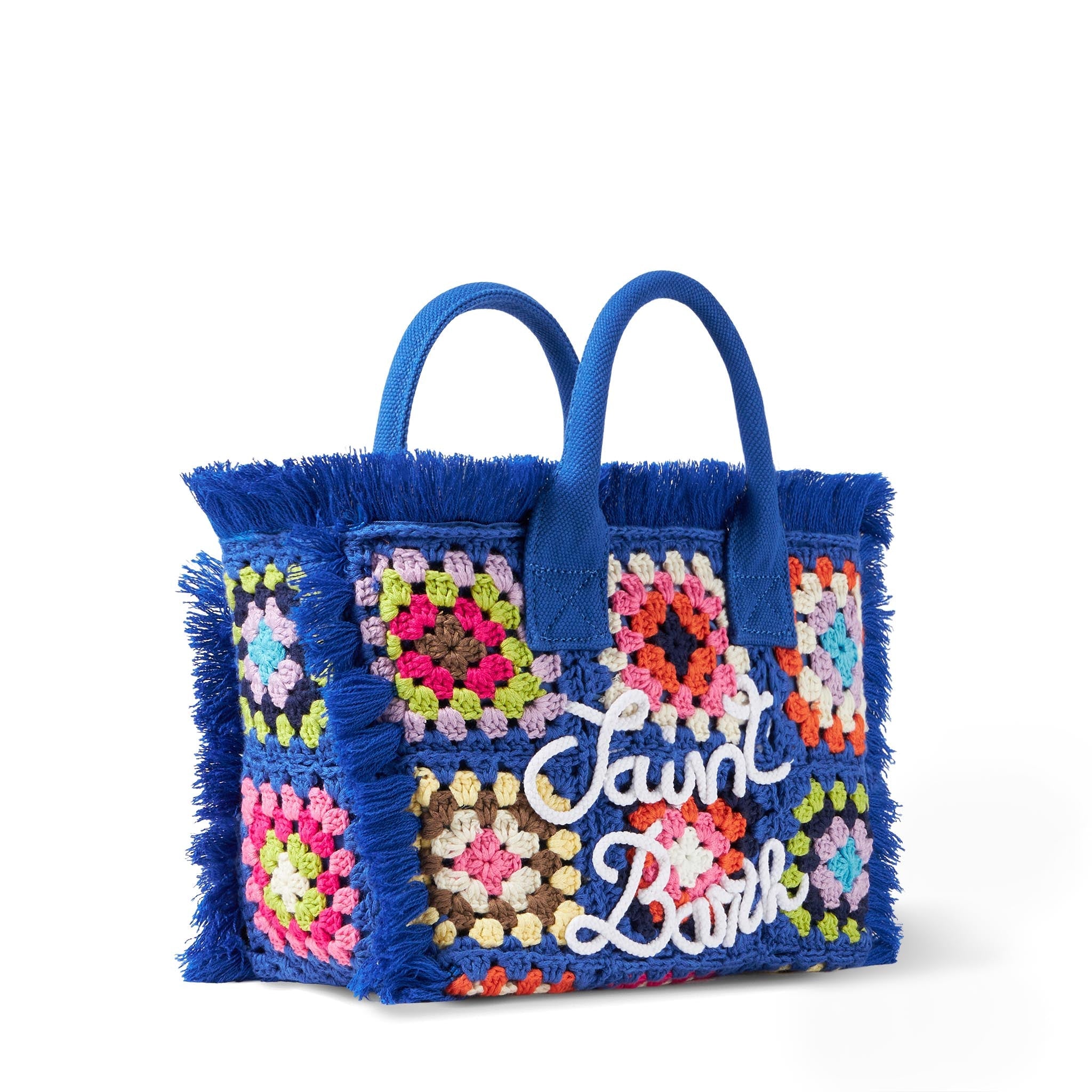 Colette Blue Crochet Handbag Bag