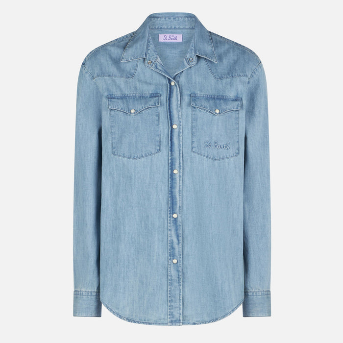 Light Blue Amaya Tex Denim Shirt