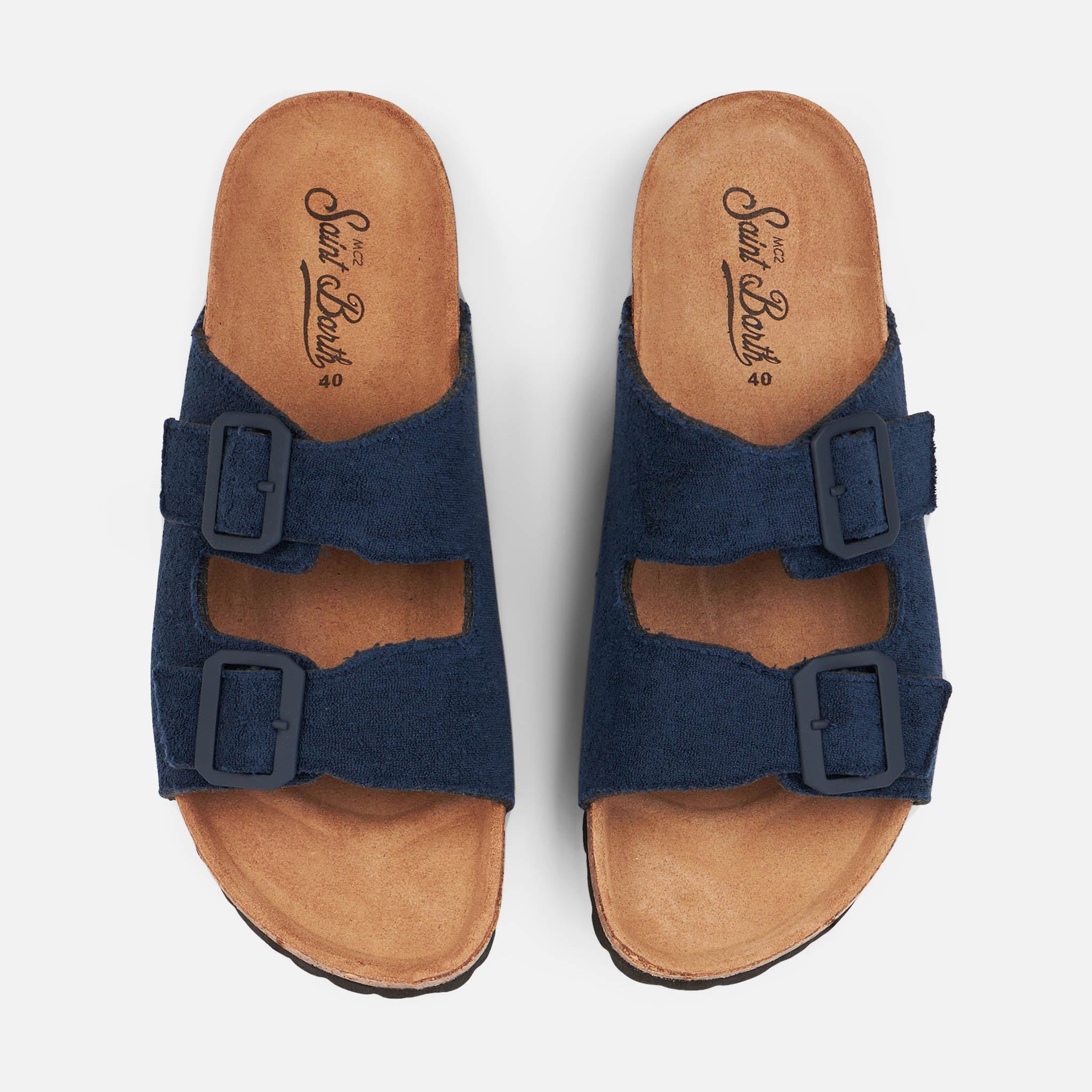 Blue Terry Sandals