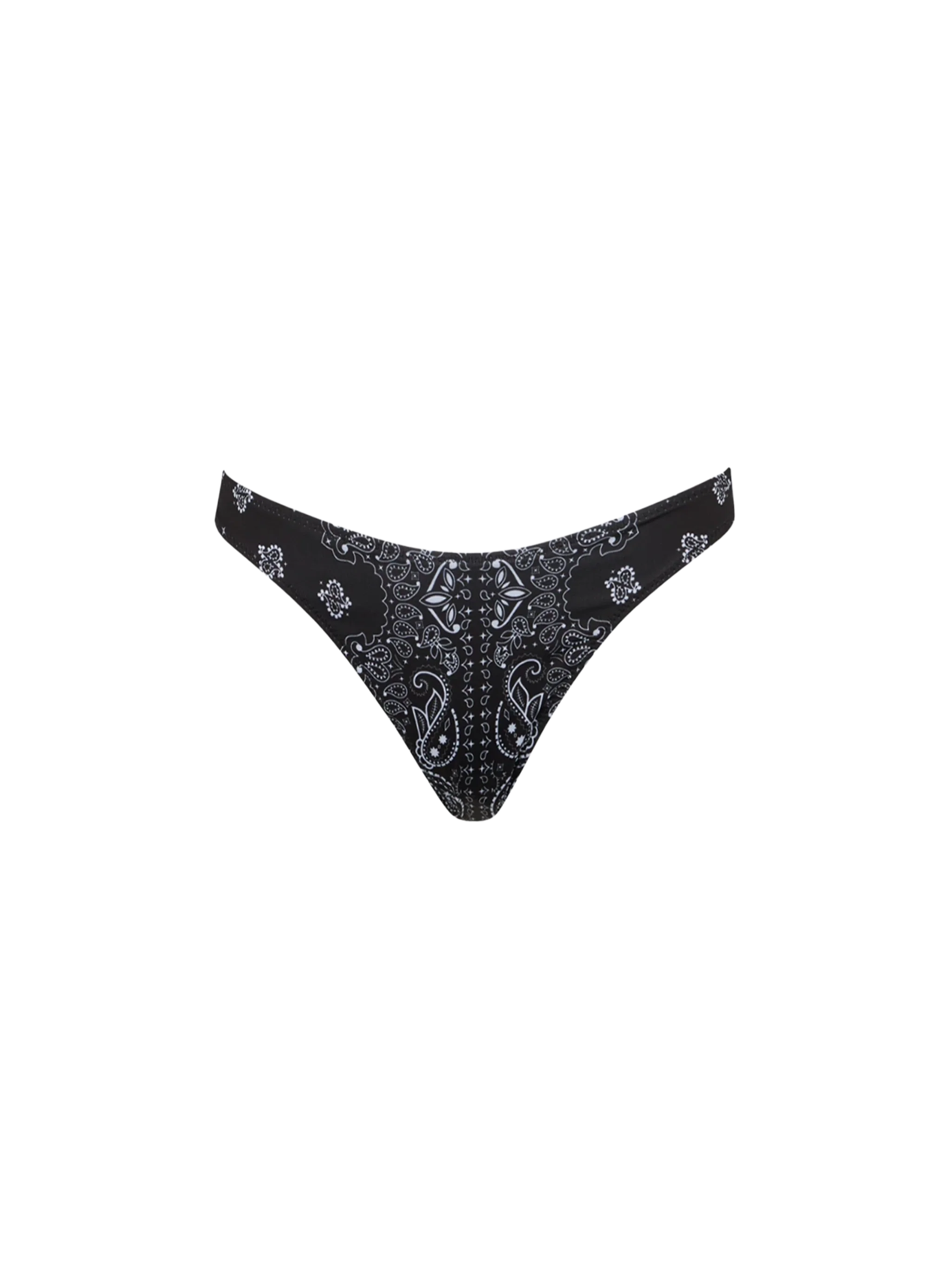 Naomi Black Bandana Cheeky Swim Briefs Bottom