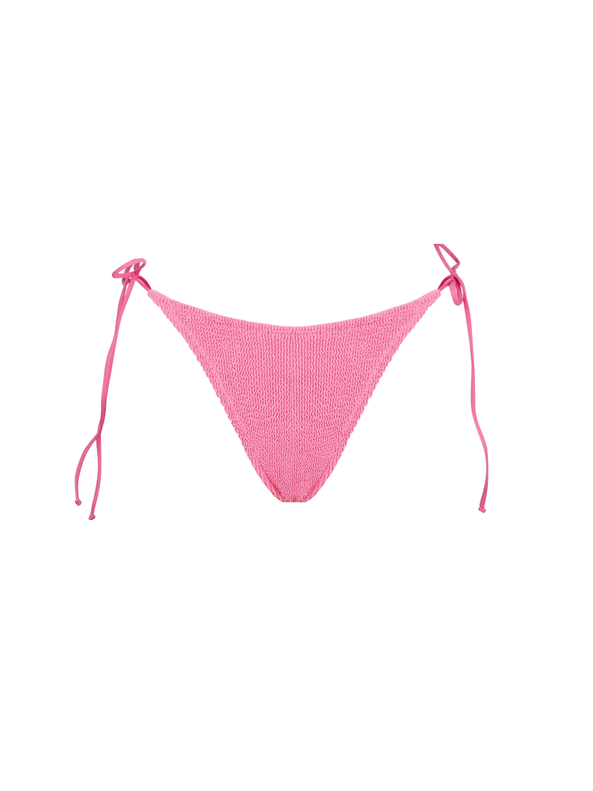 Norah Pink Crinkle Bikini Briefs Bottom