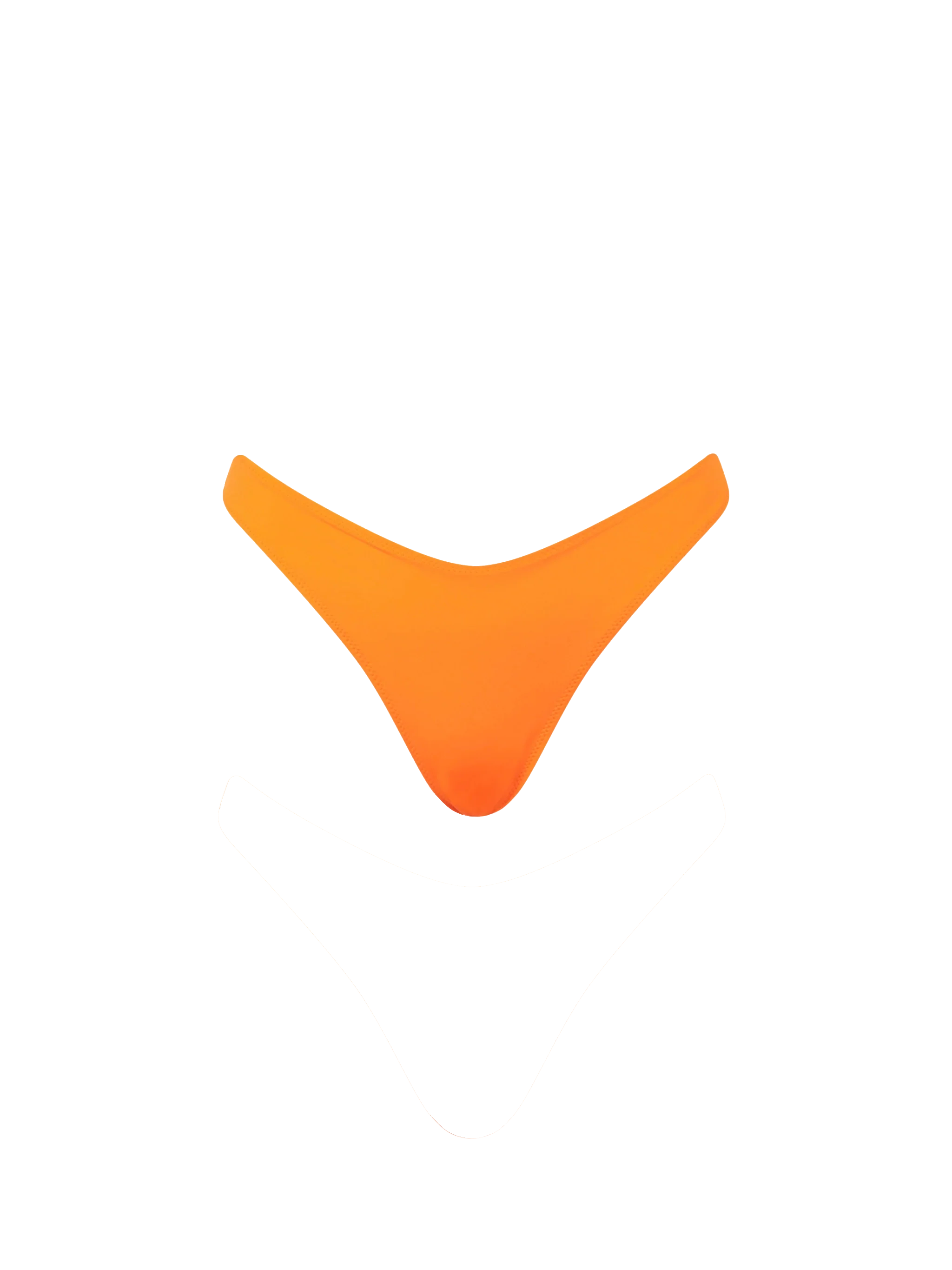 Fluo Orange Naomi Cheeky Swim Briefs Bottom